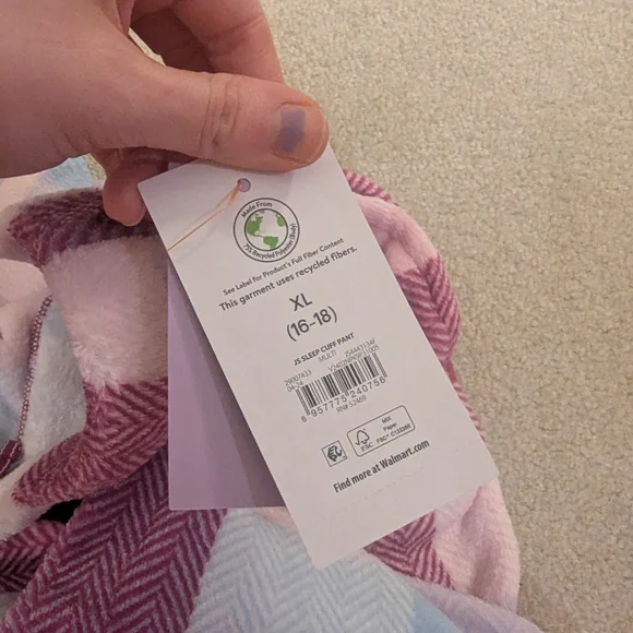 Nwt Joyspun Women's and Women's Plus Plush Sleep Jogger Pants - Picture 7 of 8